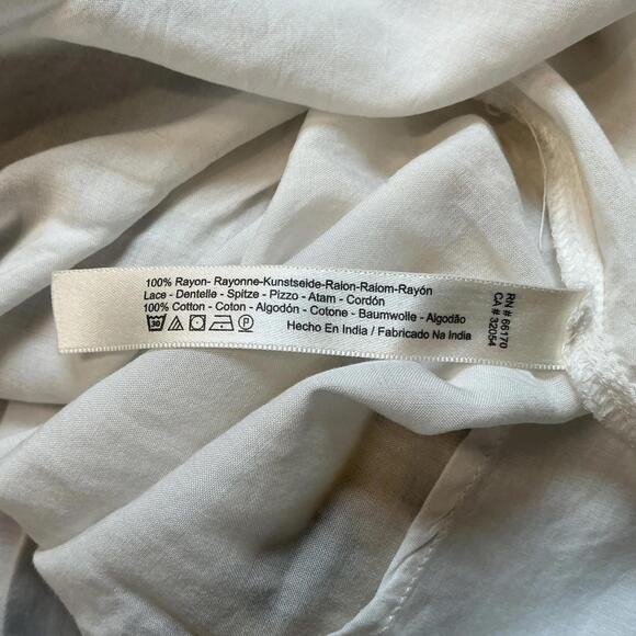 Anthropologie Lilka Dress Size XS Trapeze Multicolor Purple Yellow Patchwork - Picture 7 of 8